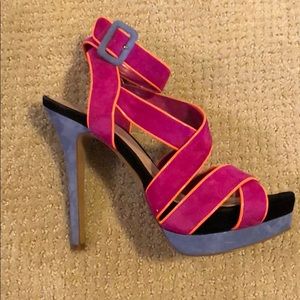 Worn once Jessica Simpson Colorful Heel